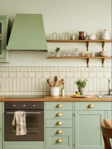 8 Creative Kitchen Wallpaper Ideas and Creative ways of using wallpaper in kitchen