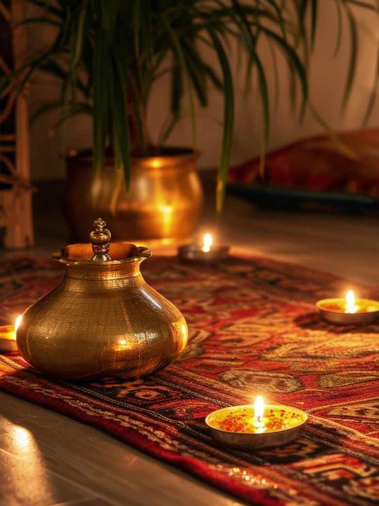 Gold Accents in Home Decor - Celebrating Akshaya Tritiya with Bonito Designs