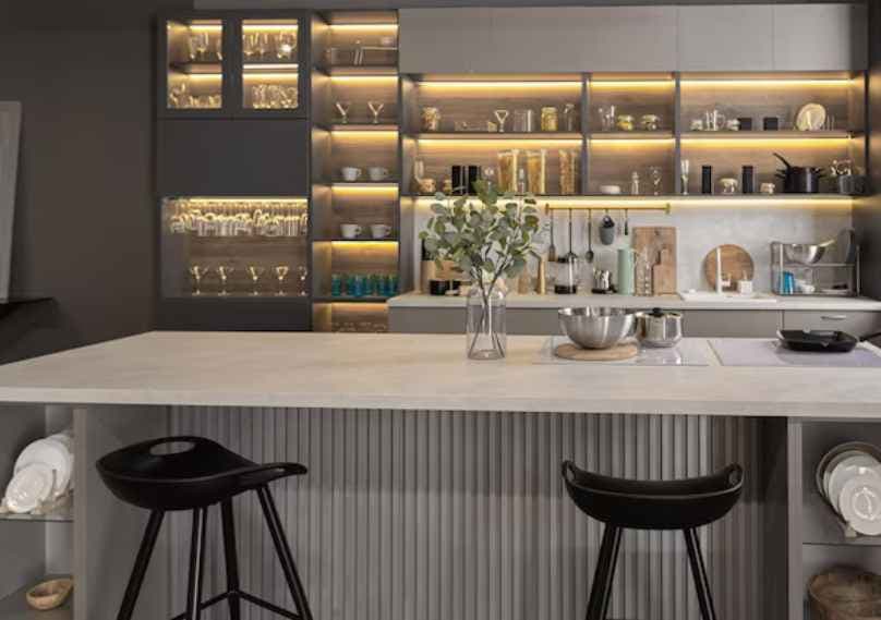 Elevating Home Interiors with Mocktail Bar Counter Designs