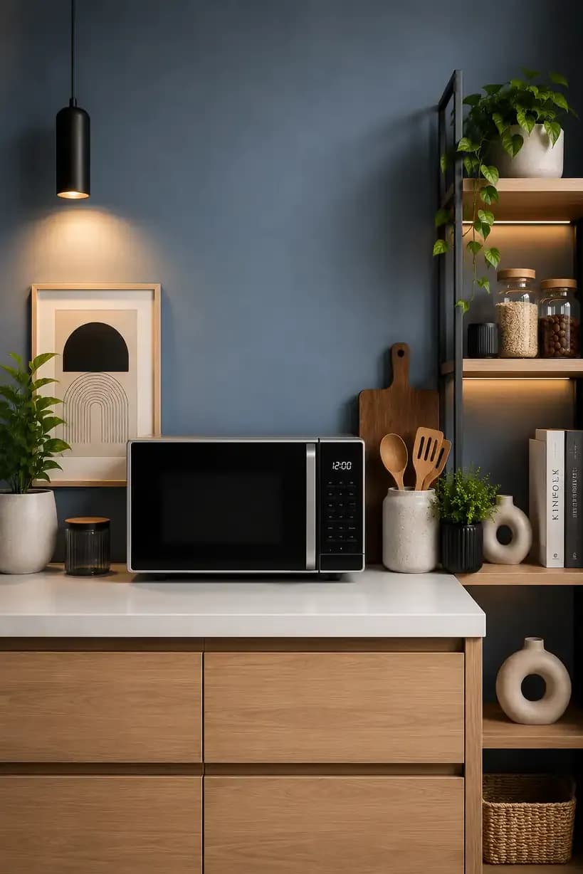 Microwave Storage Ideas - 9 Places in Kitchen to Place Oven