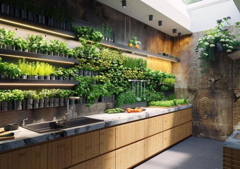 Biophilic Kitchens: How to Bring the Outdoors In and Create a Nature-Inspired Cooking Space