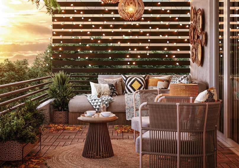 Chic and Compact: Small Balcony Design Ideas